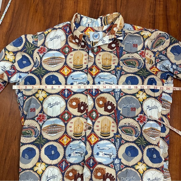 Reyn Spooner Dodgers Vintage Shirt Size Large - Picture 7 of 8